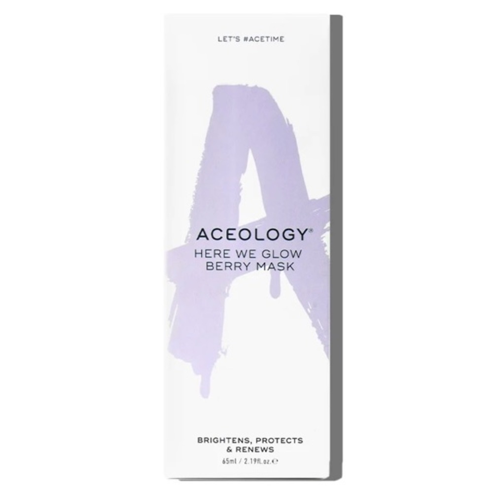 NIB Aceology Here We Glow Berry Mask